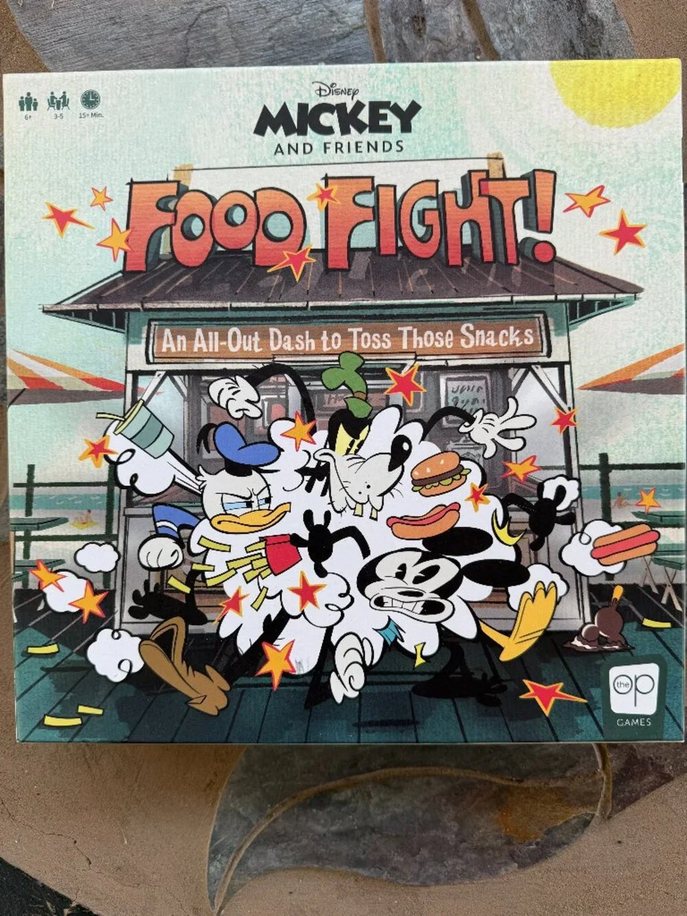 Disney Mickey And Friends Food Fight Board Game 100% Complete Excellent Conditio